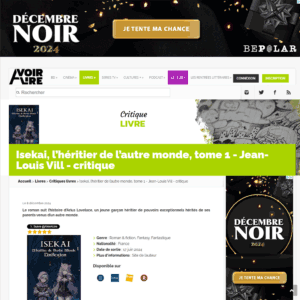 Fantasy Novels - À voir À lire
